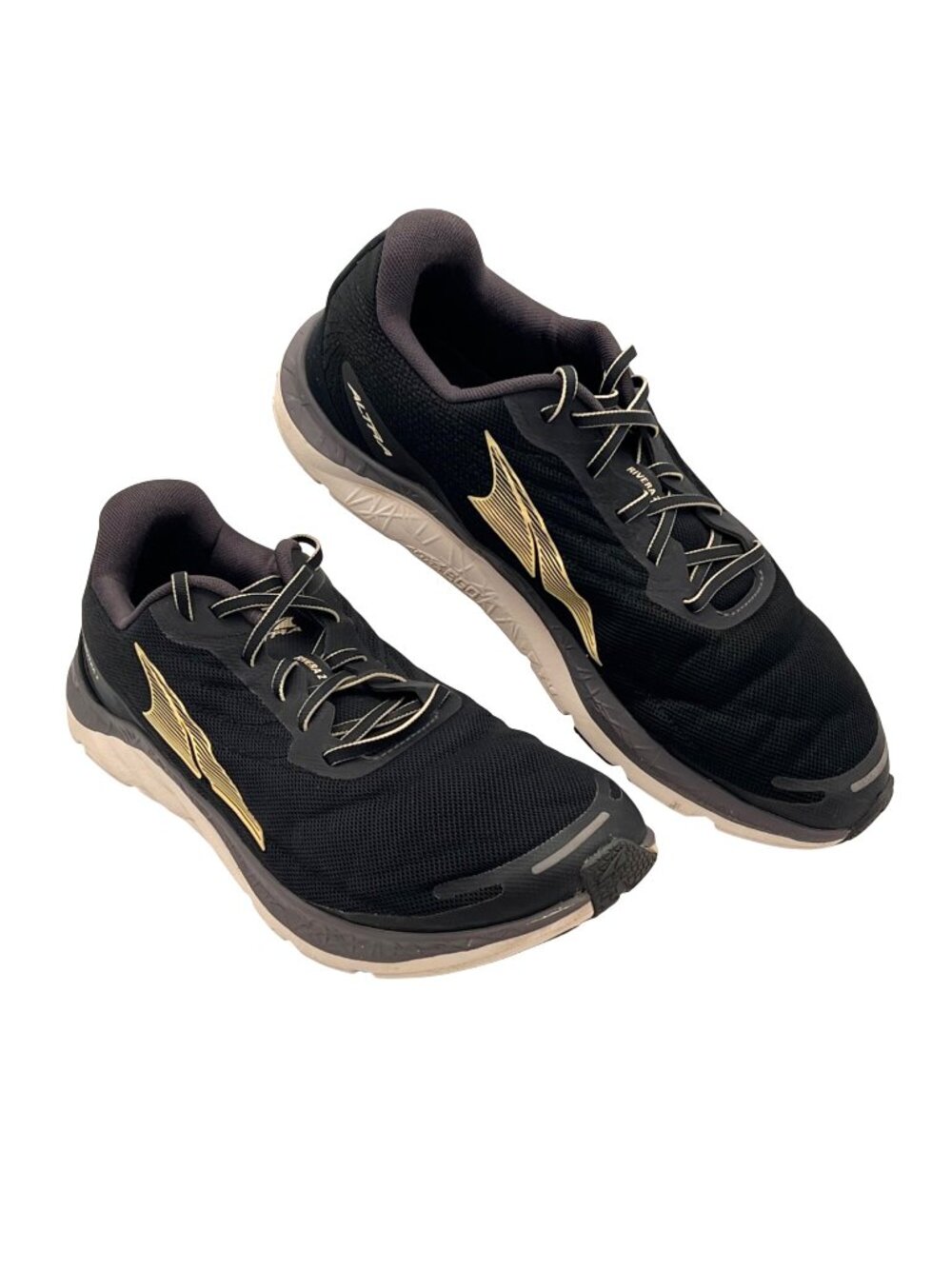 Altra Rivera 2 Ego Mens Running Shoes Size 10 Lightweight Cushioned Black Mesh